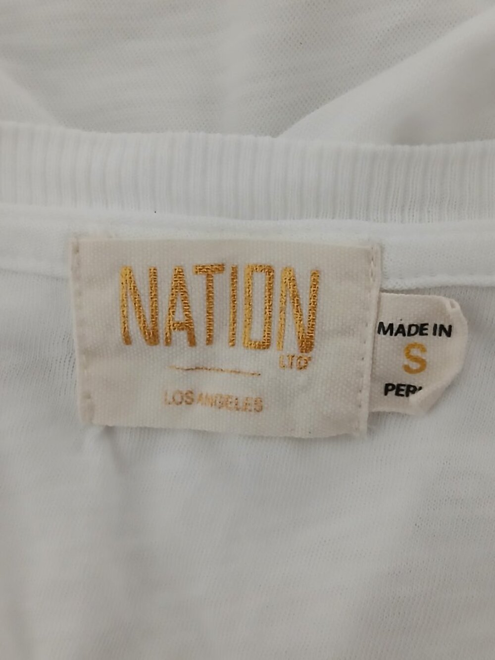 Nation Ltd Rylan Ruffle Tank Top Size Small - Picture 6 of 6